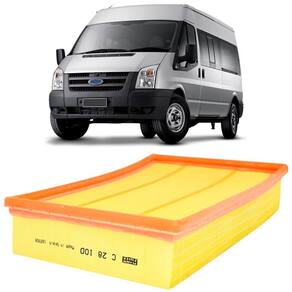 Filtro Ar Ford Transit 2.2 2.4 2008-2011 Mann-filter C28100