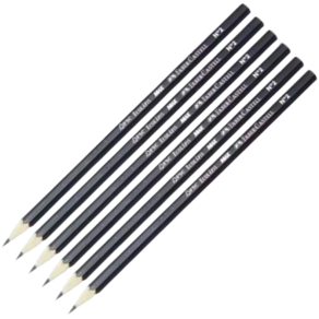 EcoLápis Grafite Nº2 Max Hexagonal Faber-Castell 6 unidades