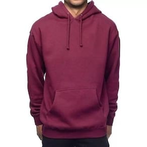 Moletom Conguru Masculino Liso Moda Inverno Confort Marsala