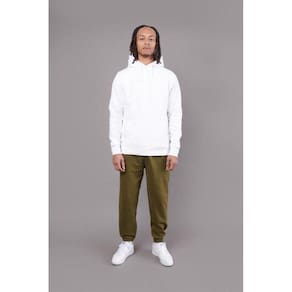 Moletom Conguru Masculino Liso Moda Inverno Confort Branco