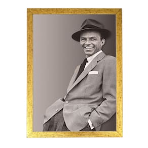 quadro poster com moldura musica frank sinatra DRD6368