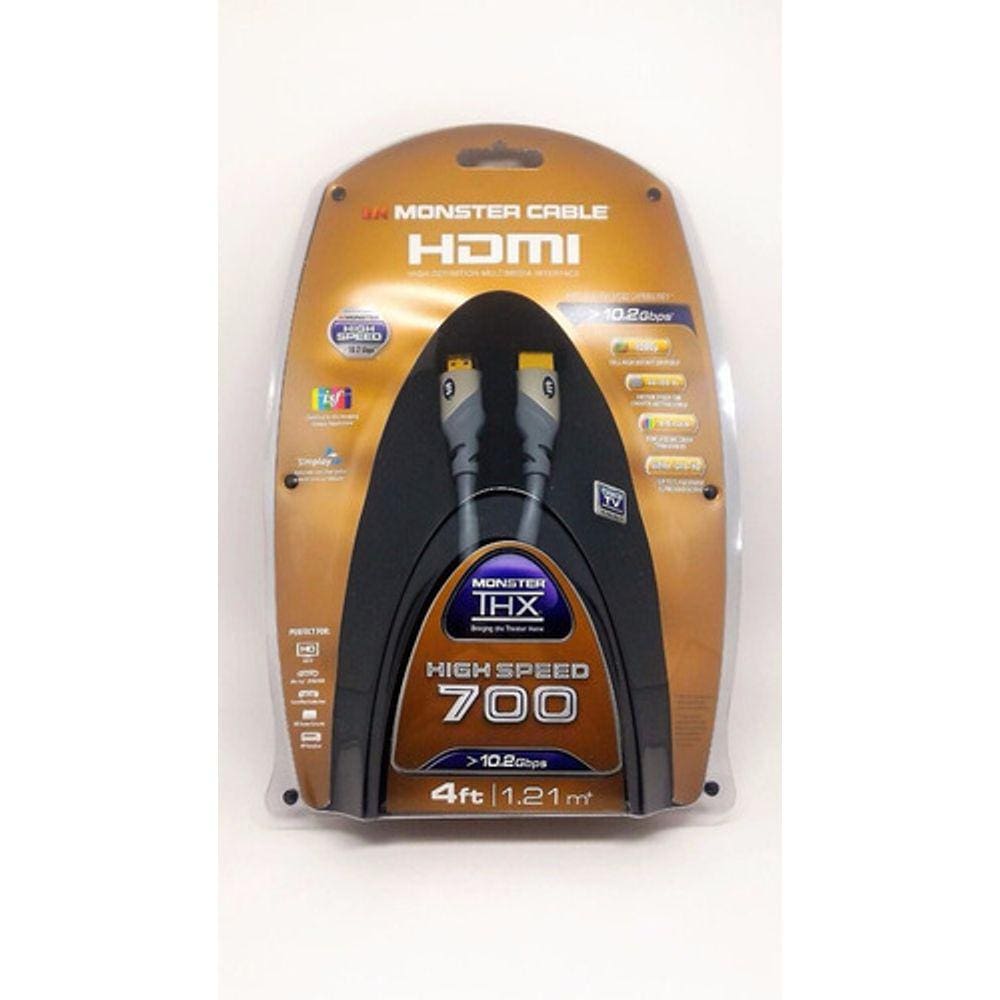 Cabo Hdmi High Speed 1,21 Metros Monster Cable Thx-700