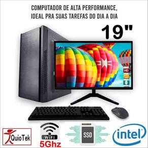 Pc Gamer Completo Neologic Streamer NLI82432 Intel i5-9400F 16GB (rtx 2060  6GB) ssd 240GB + HD 1TB 600W 80 Plus + 2 Monitores 21 + Cadeira em Promoção  na Americanas