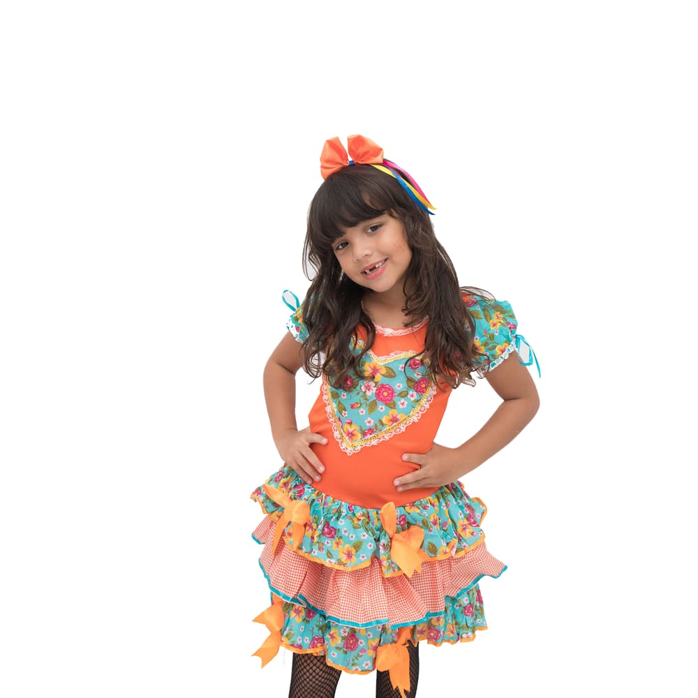 Vestido Infantil Frufru Temático Personalizado Moana Baby