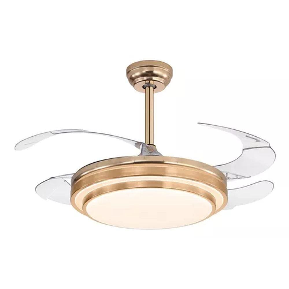 Ventilador Teto Retrátil Controle Remoto 110cm Bivolt Aliseu