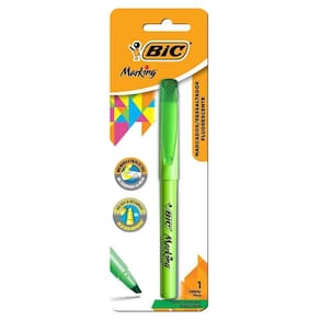 Marca Texto Verde Bic Fluorescente Ponta Chanfrada C/1 Un