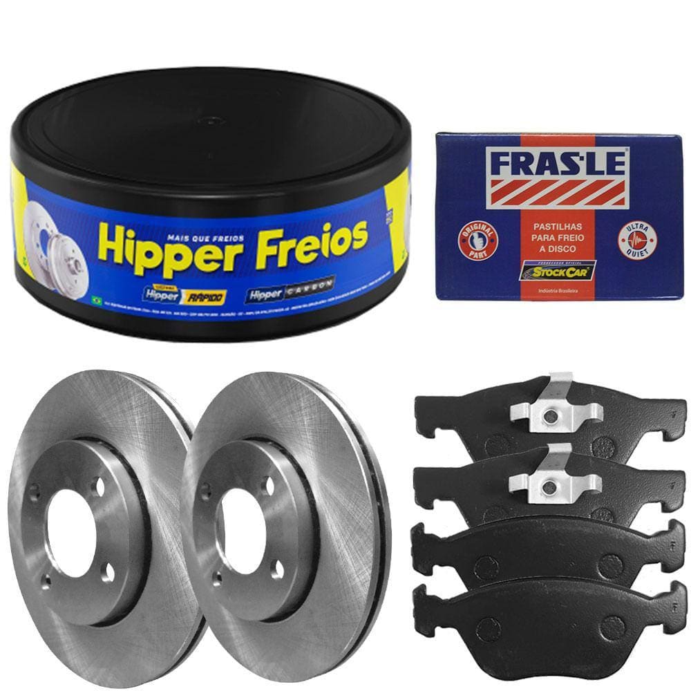 Kit Pastilha Disco Dianteiro Ventilado Linea 1.8 2010 a 2014