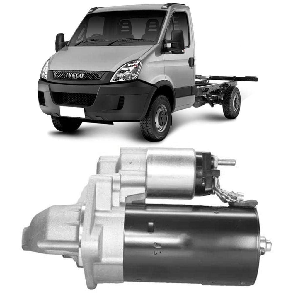 Motor Partida Iveco Daily 99 a 2012 12V 3 Furos Bosch