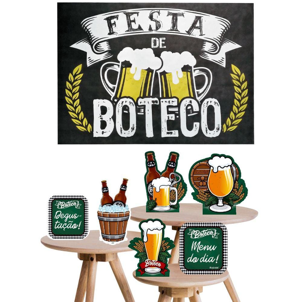 Kit Festa Fácil Decoração Aniversário 39 Pçs - Mundo Bita 