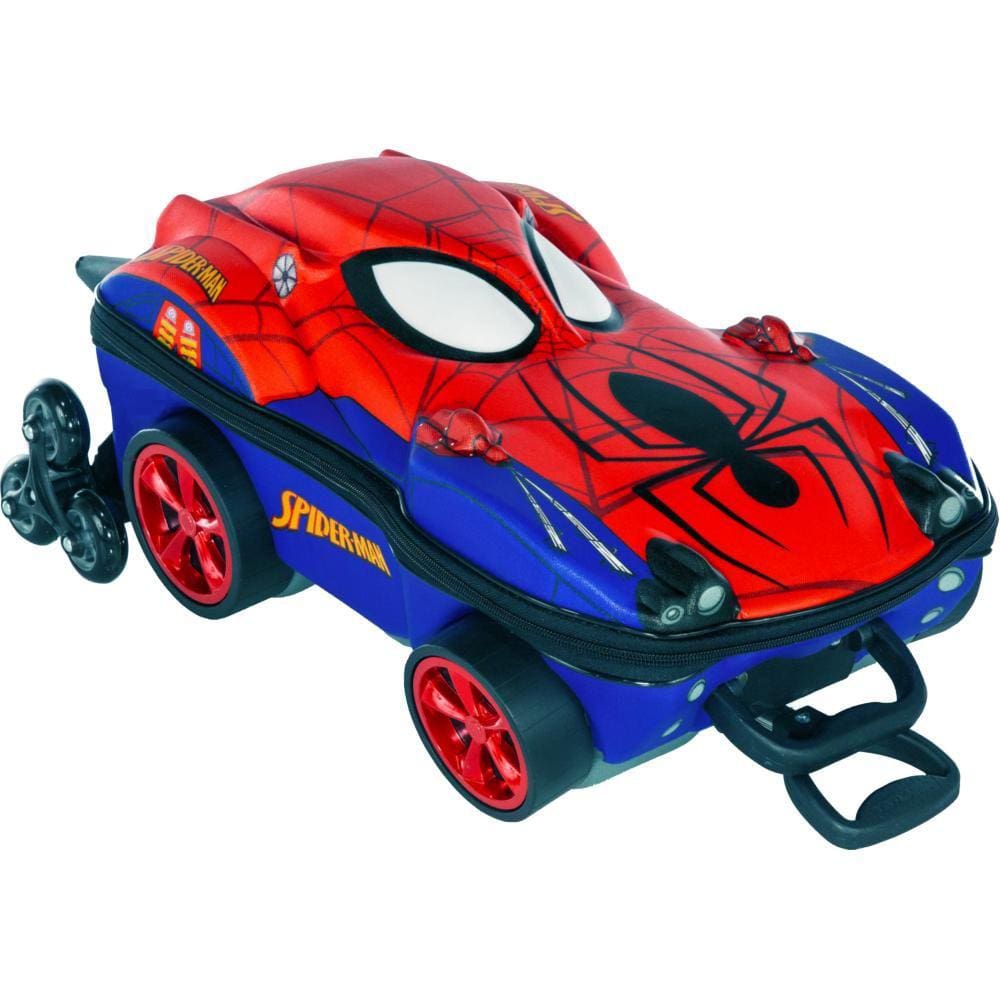 Mochila de Rodinhas 3D Maxtoy Homem Aranha Vermelho