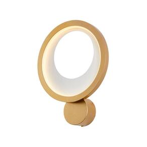 Arandela Nordecor Zahal Led Bivolt Dourado 3000K Luz Amarela