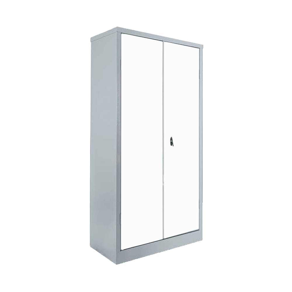 Armário De Aço 2 Portas Com Prateleira 1,20 C/ Chaves Branco