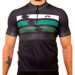 Camisa Mynd First Manchas Preto/Verde