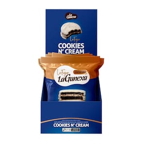 Alfajor c/ Whey La Fajor Cookies Cream Cx c/12 Und