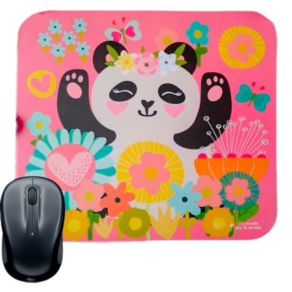 Mouse Pad decorado Marca Me Encanta Panda