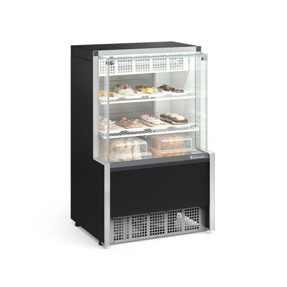 Vitrine Refrigerada Confeitaria Dupla Função Aurora 0,74m Gpea-075r PR Gelopar