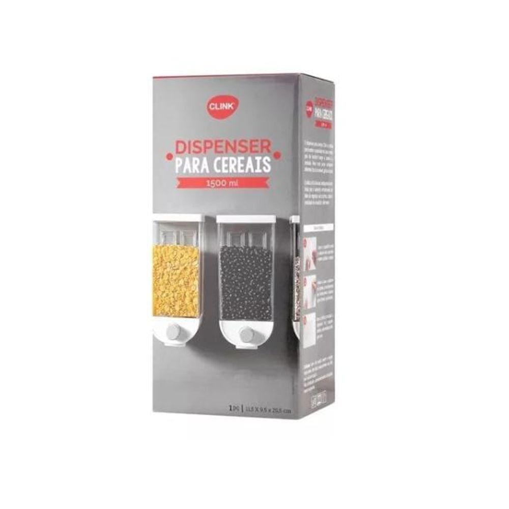 Dispenser Para Cereais 1500ml Clink - Ck5193