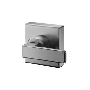 Acabamento Para Registro Docol Stillo 824170 Para Base Deca 1/2", 3/4" E 1" Grafite Escovado