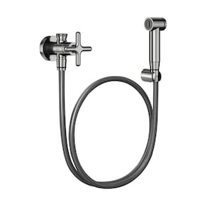 Ducha Higiênica Docol Liss 921148 Com Registro E Derivação Grafite Polido