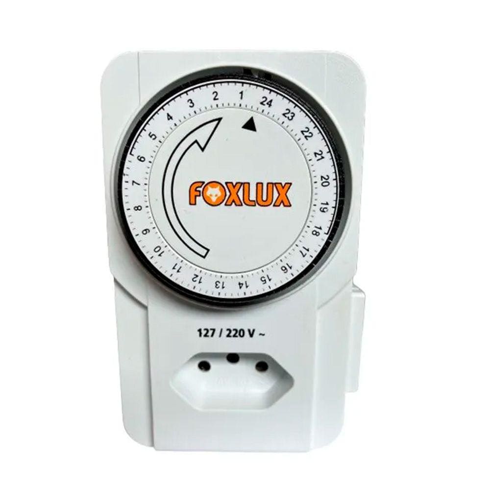Timer Temporizador Programavel Analogico Bivolt Foxlux 1601
