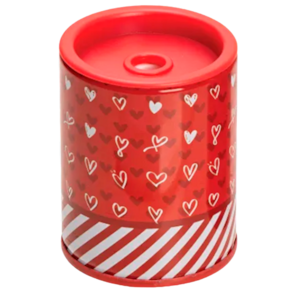Apontador Com Depósito Metálico Love Molin Vermelho