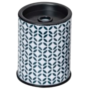 Apontador com reservatório de metal Love Molin Black White
