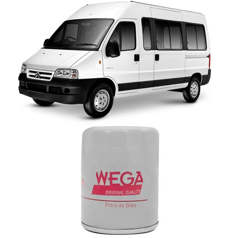 Filtro Óleo Citroen Jumper 2.8 2002 a 2009 Wega