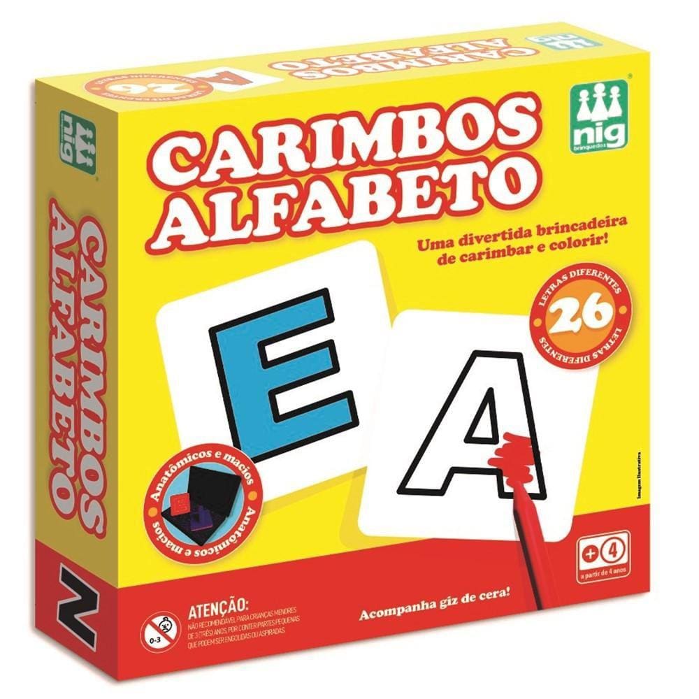 Carimbos Pedagogicos Alfabeto Ilustrado Ciabrink Pontofrio