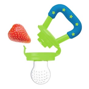 Chupeta Alimentadora Bebês Silicone Porta Fruta Legumes Buba