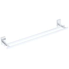 Porta Toalha Duplo 60Cm Italy Line Titus Cromado