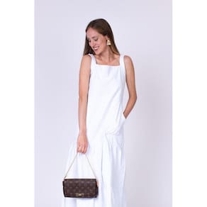 Vestido Longo Sarja