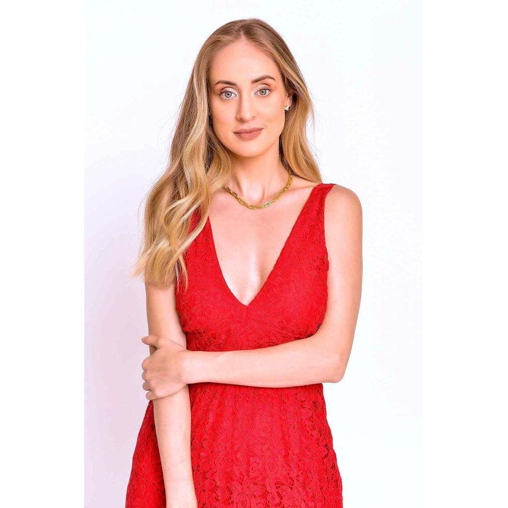 Vestido Renda Longo
