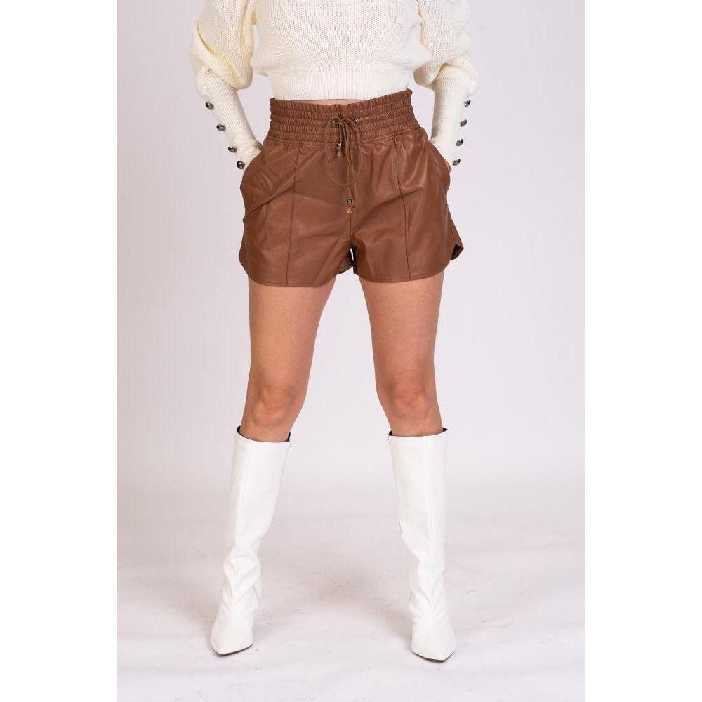 Shorts Couro Eco Mariene