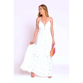 Vestido Longo Lasie Cordão