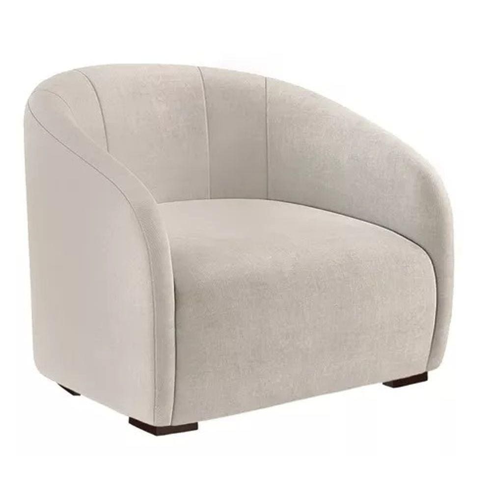 Poltrona Decorativa Julia - Bege - Renascer Decor