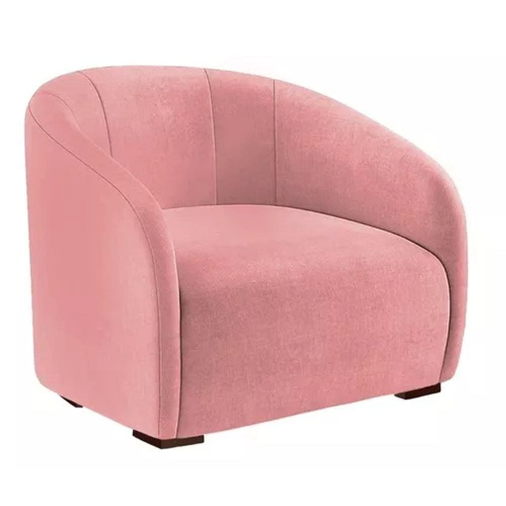 Poltrona Decorativa Julia - Rose - Renascer Decor