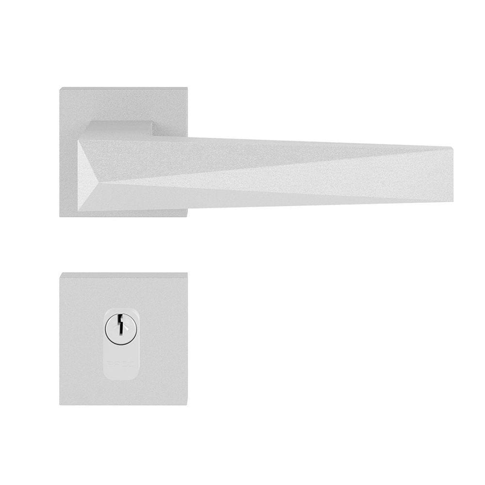 Fechadura em Zamac Ascot ta Quadrada 55mm Texturizado. Pado