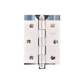 Dobradiça Aço Carbono SM Concept 3025 Cromo Acetinado Prata