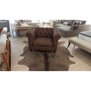 Poltrona Namoradeira 120cm Faro Raízes Marrom