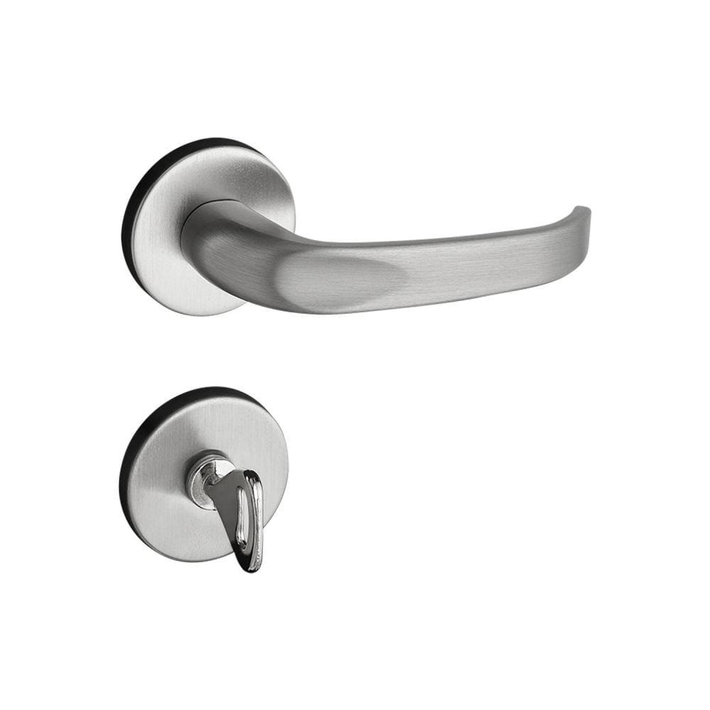 Fechadura Concept Roseta 415 Banheiro Cromo Acetinado Pado