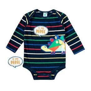 Body Manga Longa Bordado Com Aplique Tip Top Ref: 10581206  P/G