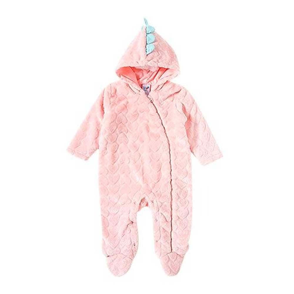 Macacão Infantil Longo Plush Com Capuz Da Marca Tip Top Ref:1012086 P/G