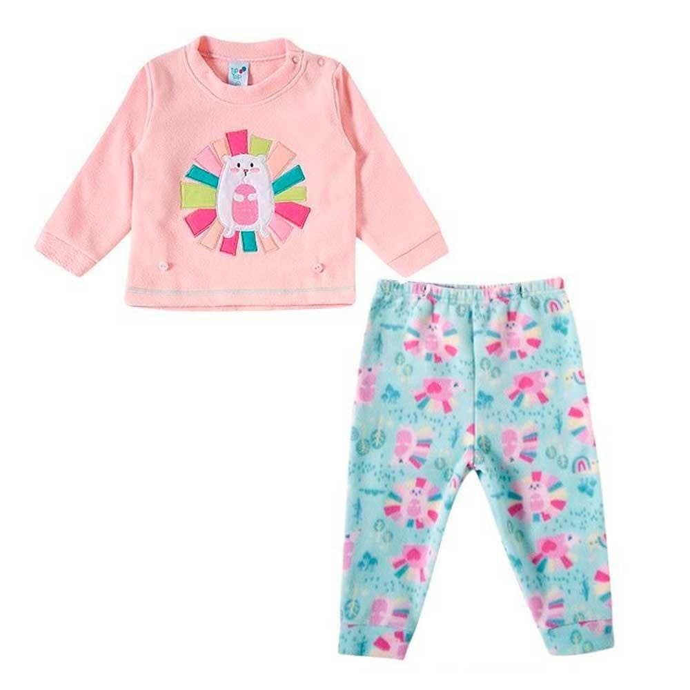 Pijama Manga Longa Soft Estampado Tip Top Ref:1192164 P/E