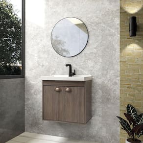 Gabinete para Banheiro MDF 50cm com Cuba Siena Riverzza Munique