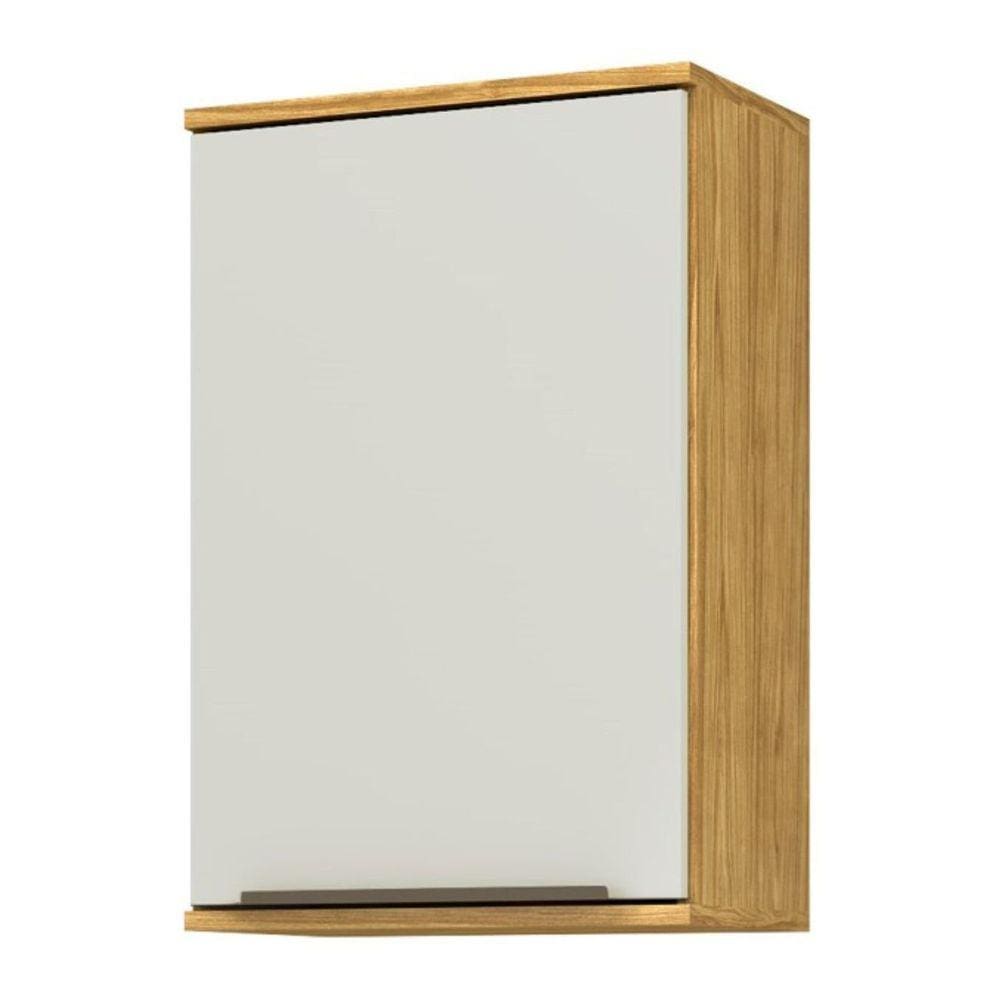 Armário Aéreo Modulado 1 Porta 40cm Verace Espresso Móveis Marrocos/Off White