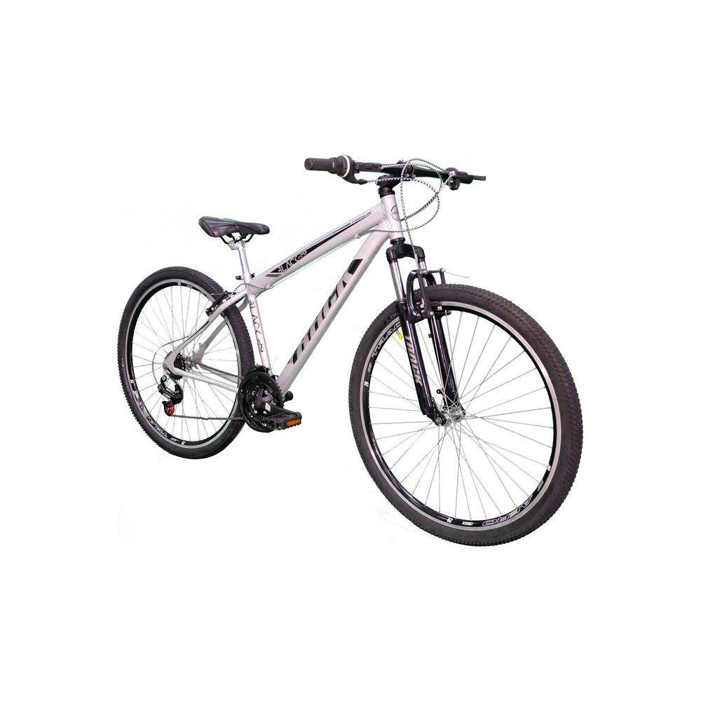 Bicicleta A29 Black MTB 21V com Suspensão Dianteira TK3 Track Prata