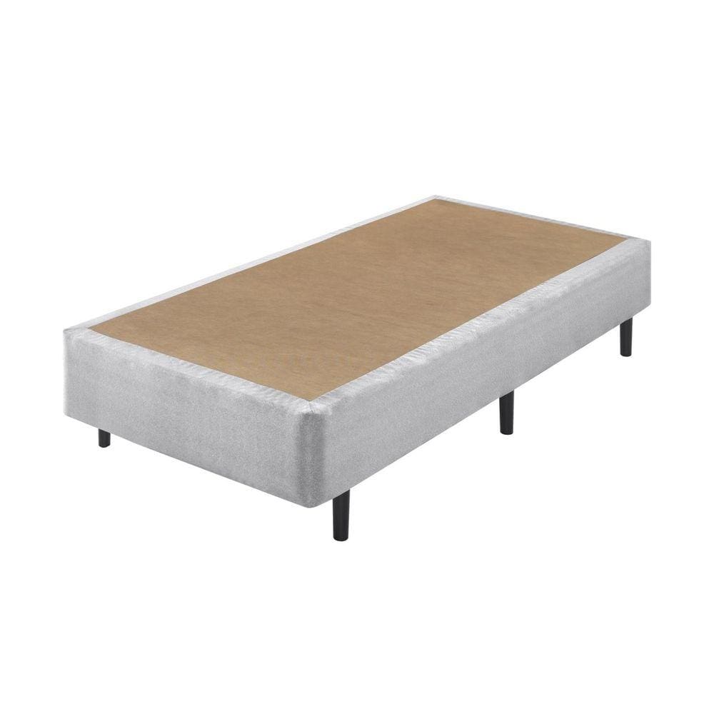 Base Box Somiê Solteiro Eco Mescla Ecoflex 40x79x198cm Cinza