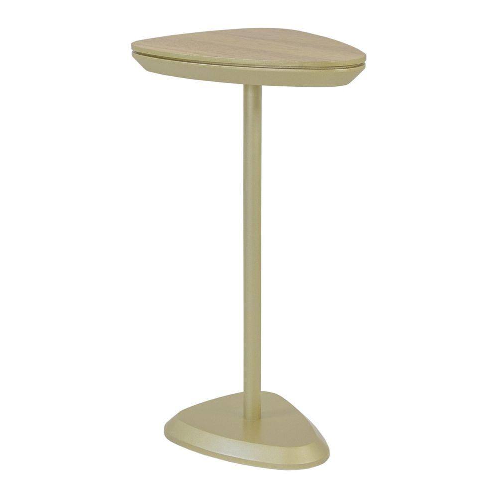 Mesa de Apoio Osllo Essentials Freijó/Gold