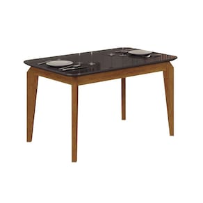 Mesa Retangular Brenda freijo/cinza