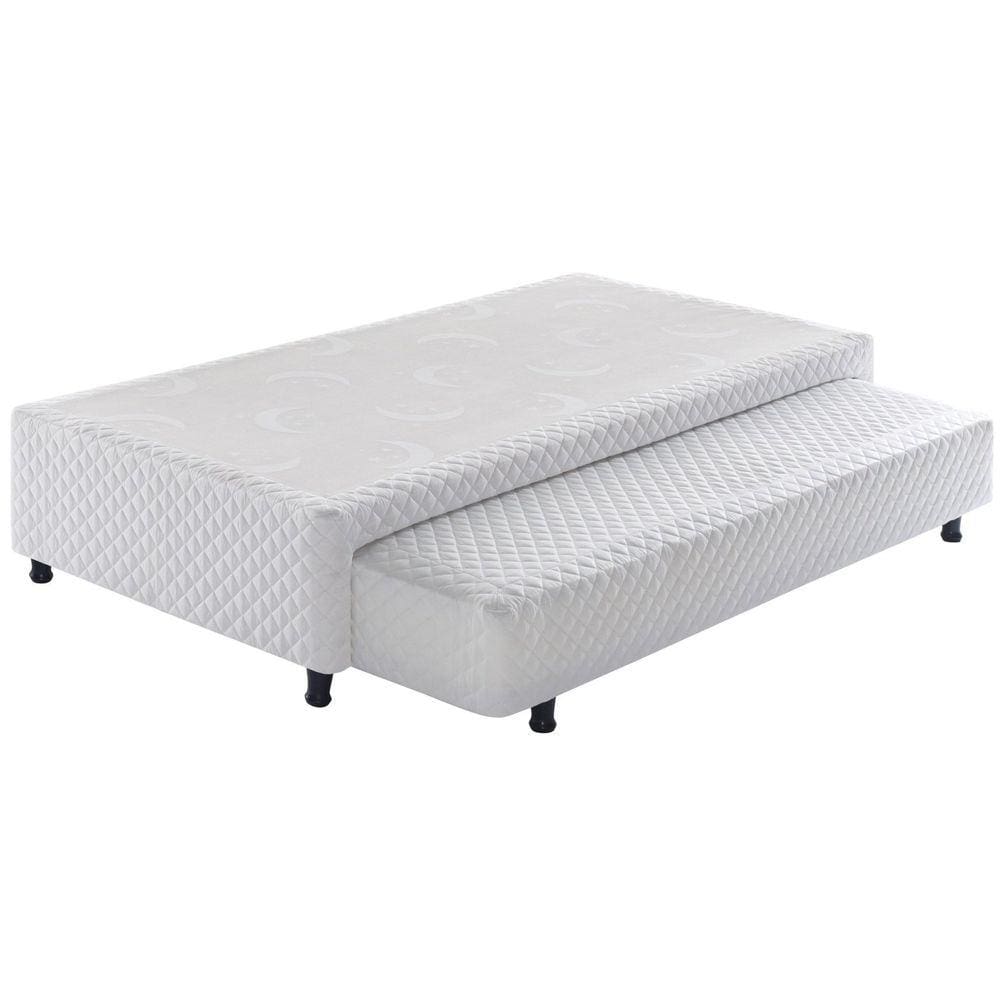 Sommier Auxiliar Mola Bordado 79x198x36cm Casatema Branco